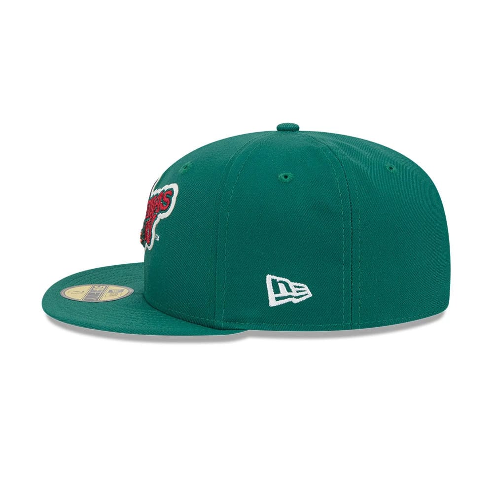 A Christmas Story Warner Brothers Green 59FIFTY Fitted Cap-zelvios