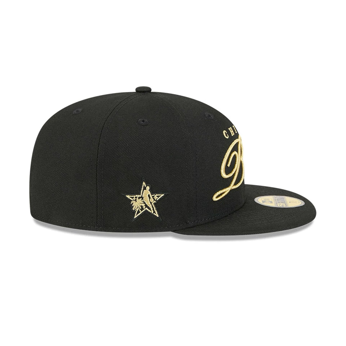 Chicago Bulls NBA All Star Game 2026 Black 59FIFTY Fitted Cap-zelvios
