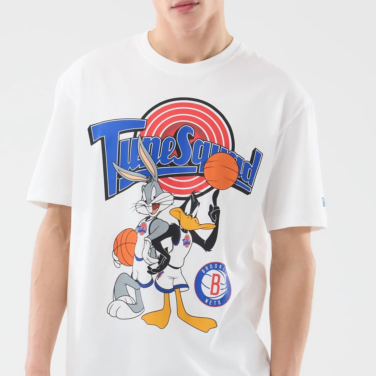 Brooklyn Nets Space Jam 2 X NBA White T-Shirt-zelvios