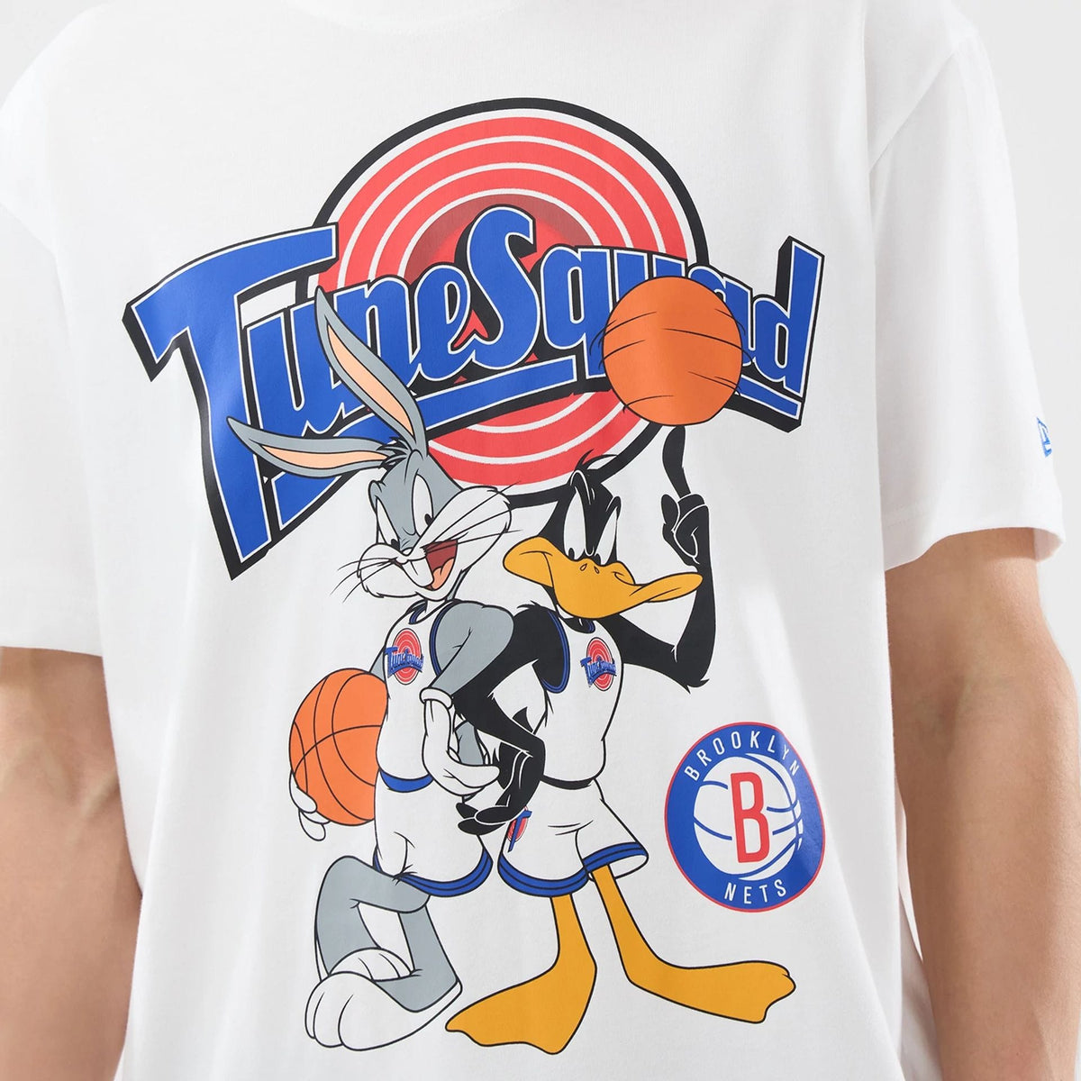 Brooklyn Nets Space Jam 2 X NBA White T-Shirt-zelvios
