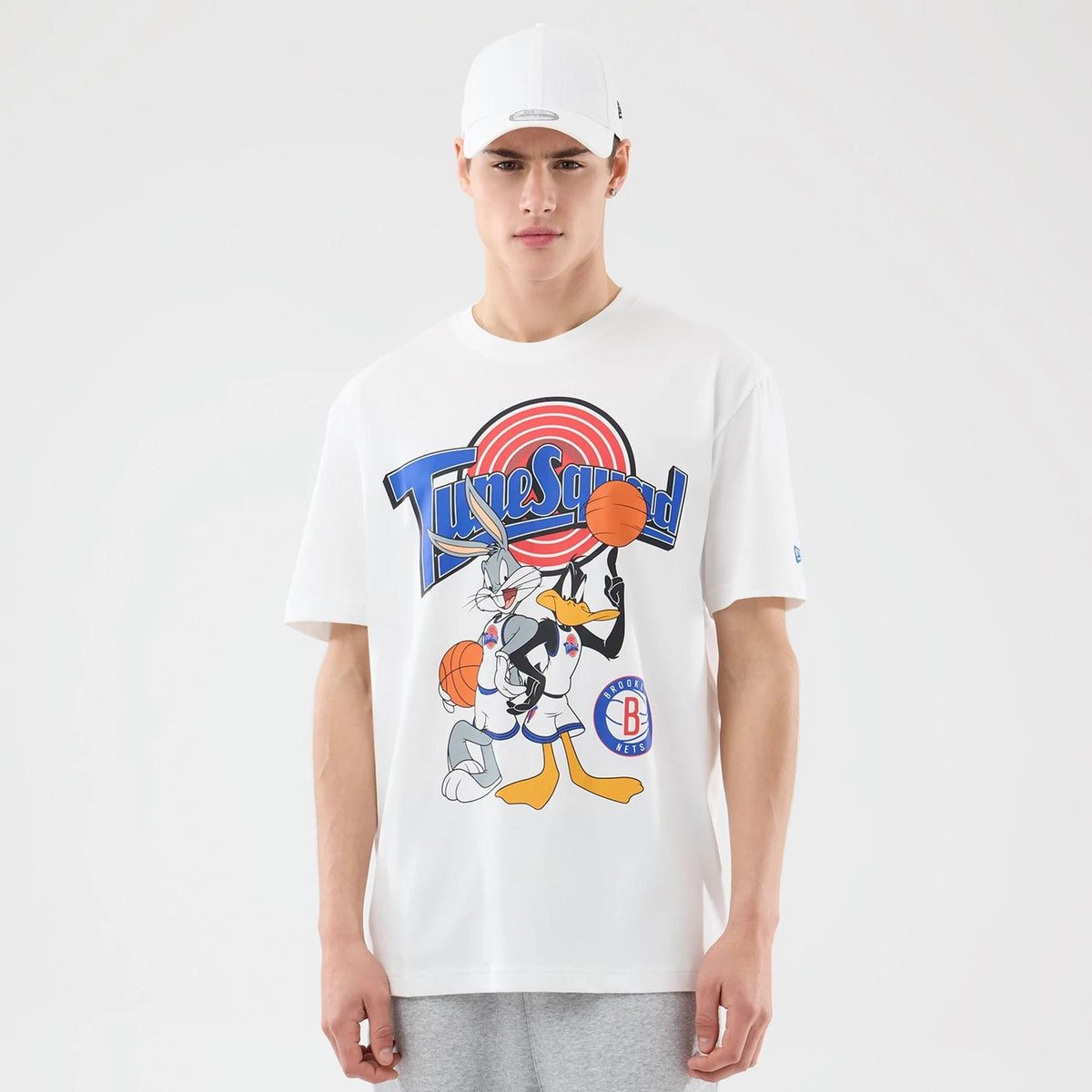 Brooklyn Nets Space Jam 2 X NBA White T-Shirt-zelvios