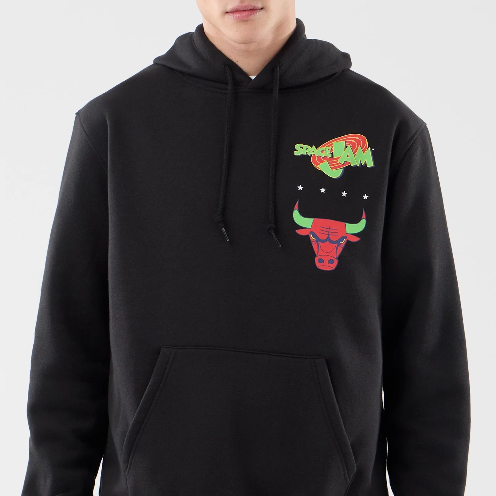 Chicago Bulls Space Jam 2 X NBA Black Pullover Hoodie-kentox