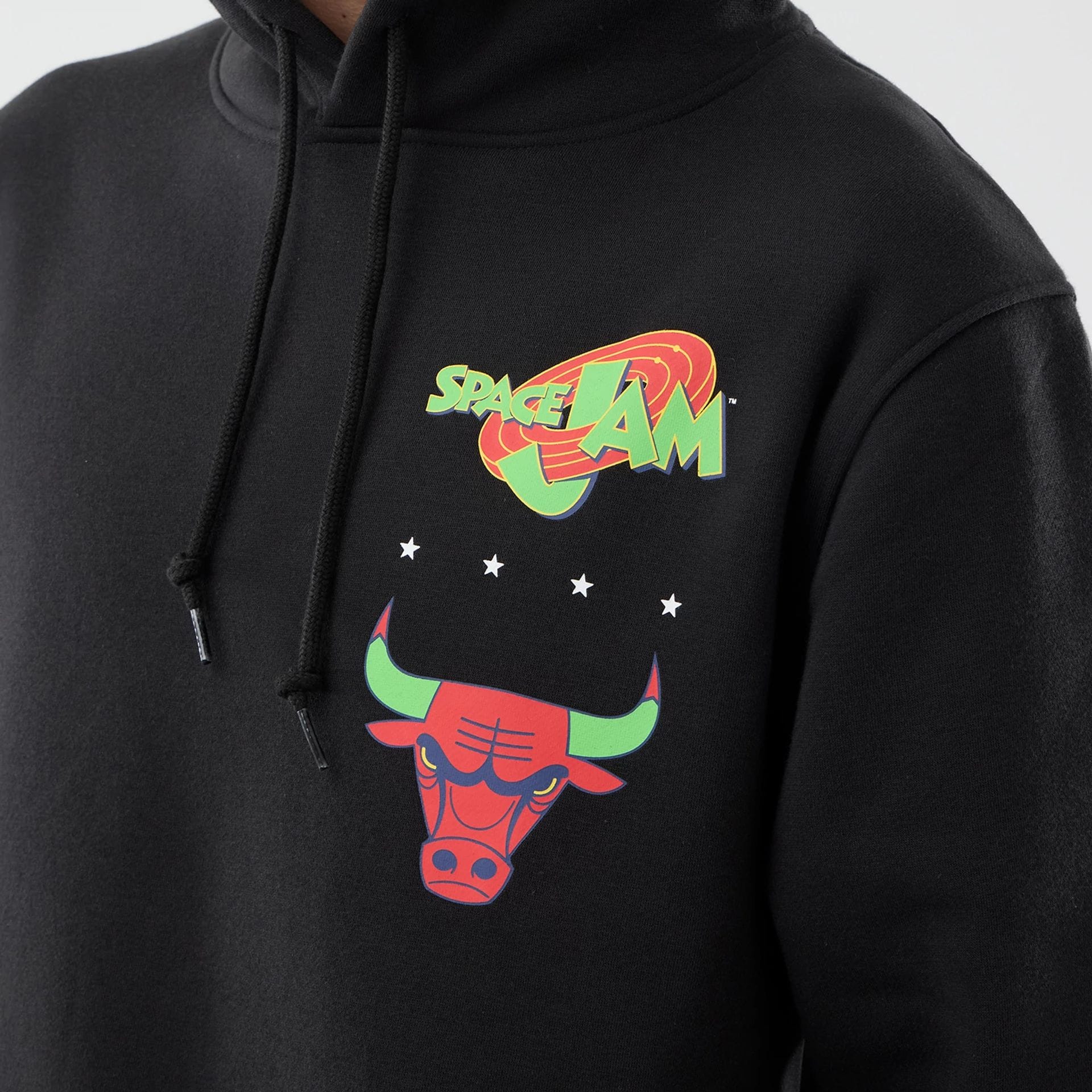 Chicago Bulls Space Jam 2 X NBA Black Pullover Hoodie-kentox