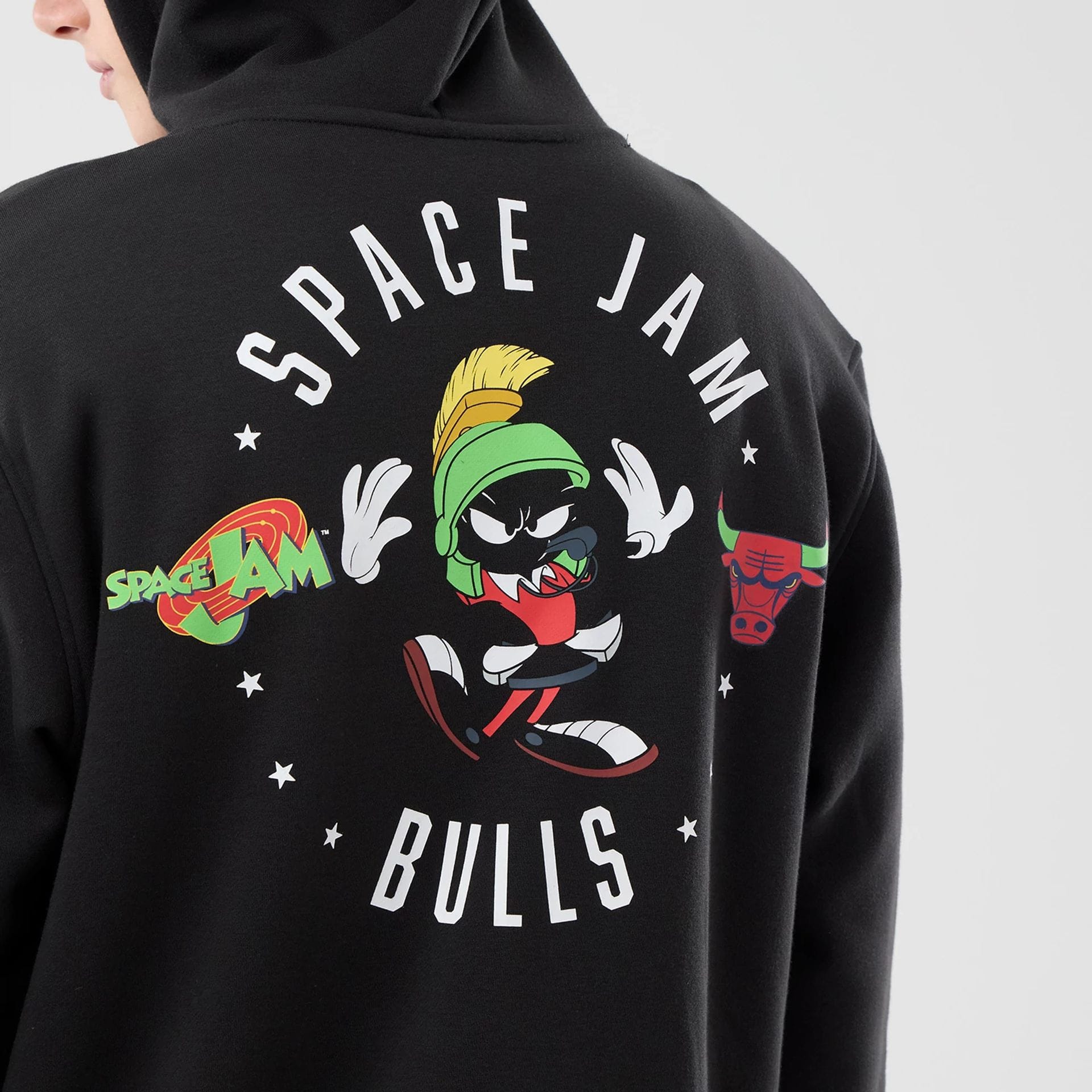 Chicago Bulls Space Jam 2 X NBA Black Pullover Hoodie-kentox