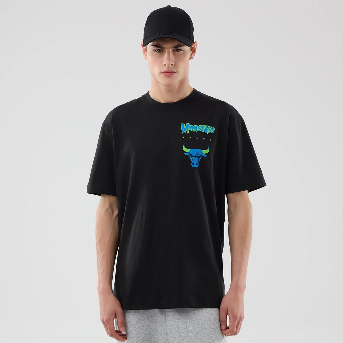 Chicago Bulls Space Jam 2 X NBA Black T-Shirt-zelvios