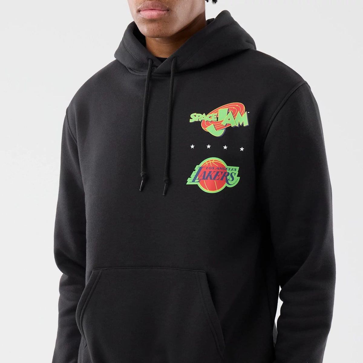 LA Lakers Space Jam 2 X NBA Black Pullover Hoodie-zelvios