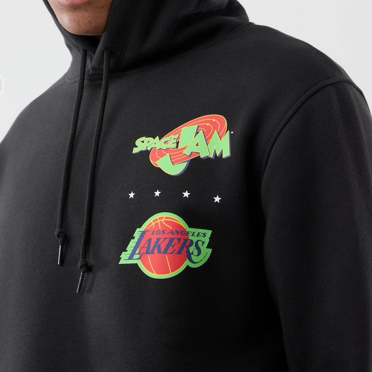 LA Lakers Space Jam 2 X NBA Black Pullover Hoodie-zelvios