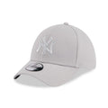 New York Yankees MLB Metallic Grey 39THIRTY Stretch Fit Cap-zelvios