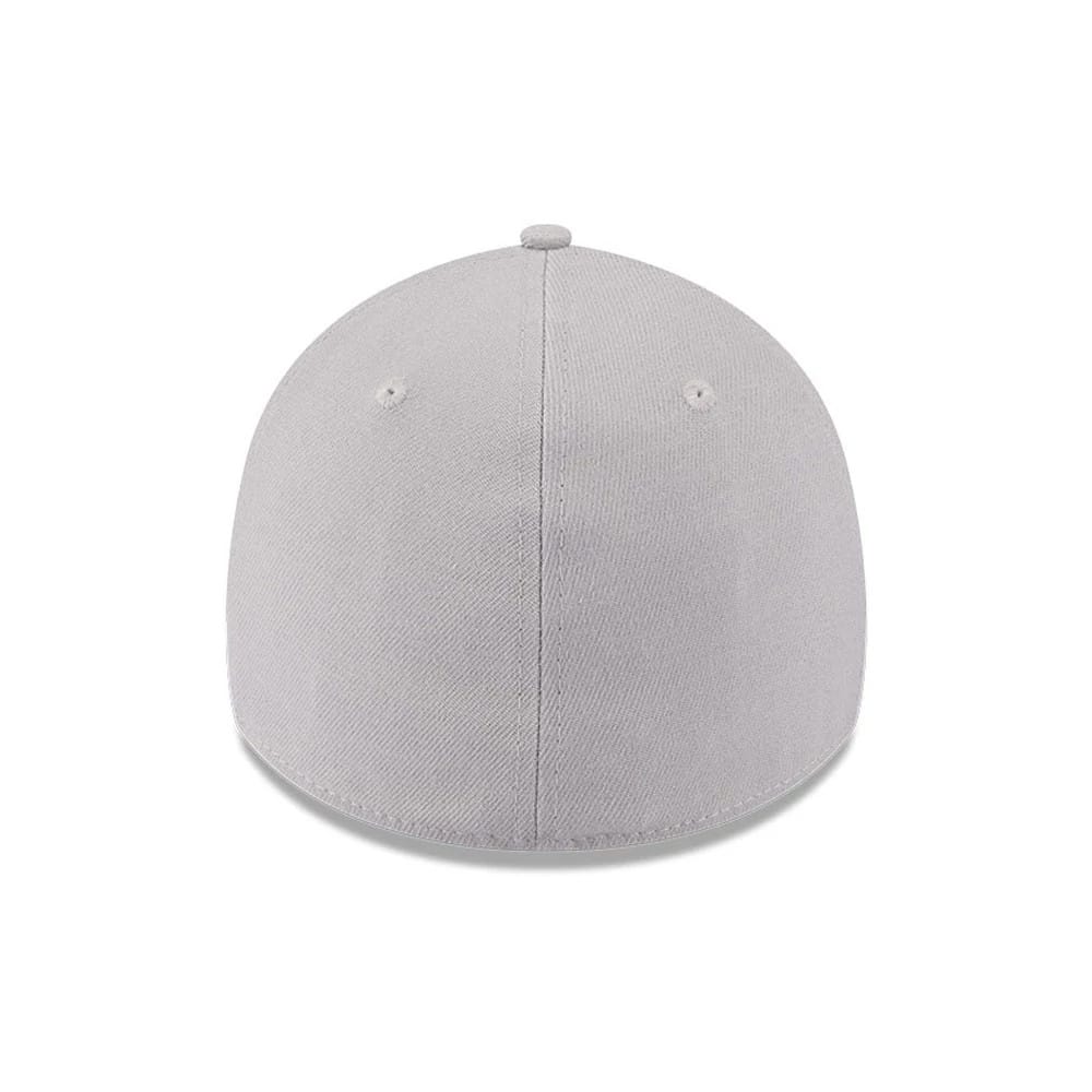 New York Yankees MLB Metallic Grey 39THIRTY Stretch Fit Cap-zelvios