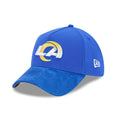 LA Rams NFL Suede Blue 39THIRTY A-Frame Stretch Fit Cap-zelvios