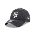 New York Mets MLB Overwash Black 9TWENTY Adjustable Cap-zelvios