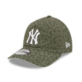 New York Yankees MLB Leopard Green 9TWENTY A-Frame Adjustable Cap-zelvios