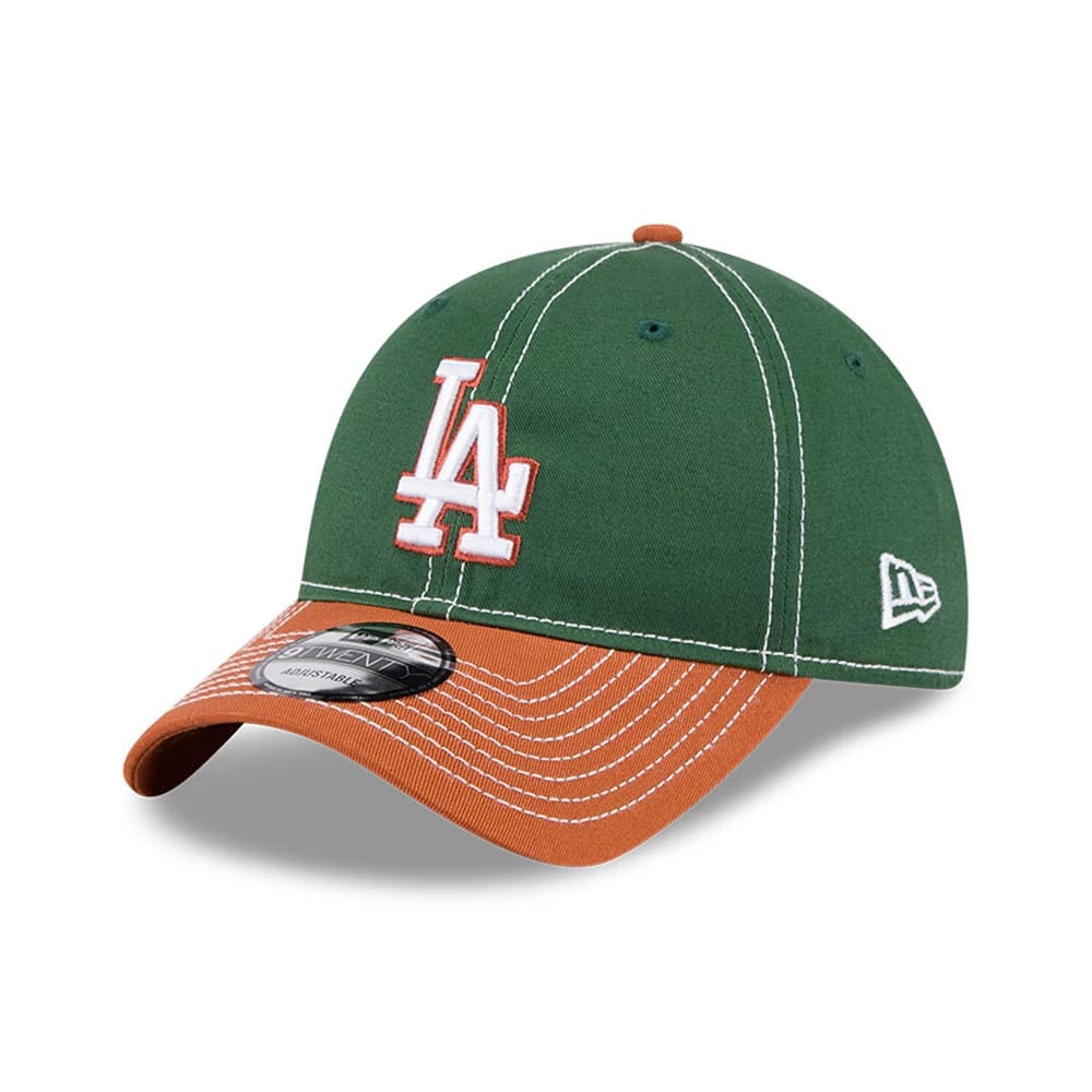 LA Dodgers MLB 2Tone Dark Green 9TWENTY Adjustable Cap-zelvios