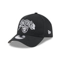 Las Vegas Raiders NBA Multi Letter Black 9FORTY A-Frame Adjustable Cap-zelvios