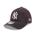 New York Yankees MLB Overwash Charcoal 9TWENTY A-Frame Adjustable Cap-zelvios