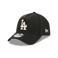 LA Dodgers MLB Washed Canvas Black 9FORTY A-Frame Adjustable Cap-zelvios