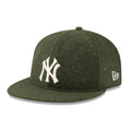 Yankees MLB Speckled Wool Open Green Retro Crown 9FIFTY Adjustable Cap-zelvios
