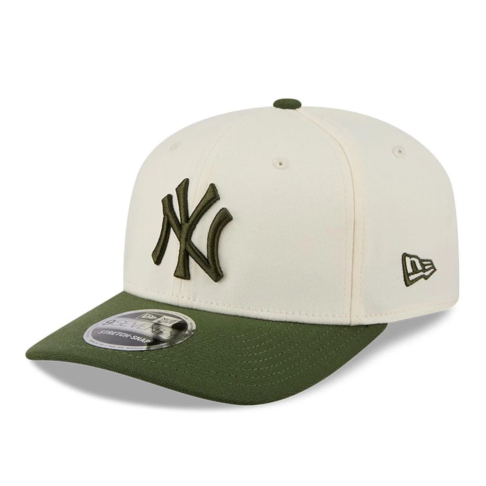 Yankees MLB Rifle Green 9SEVENTY Stretch Snap Adjustable Cap-zelvios
