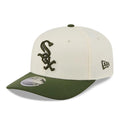 White Sox MLB Rifle Green 9SEVENTY Stretch Snap Adjustable Cap-zelvios