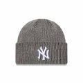 New York Yankees MLB Rib Grey Cuff Knit Beanie Hat-zelvios