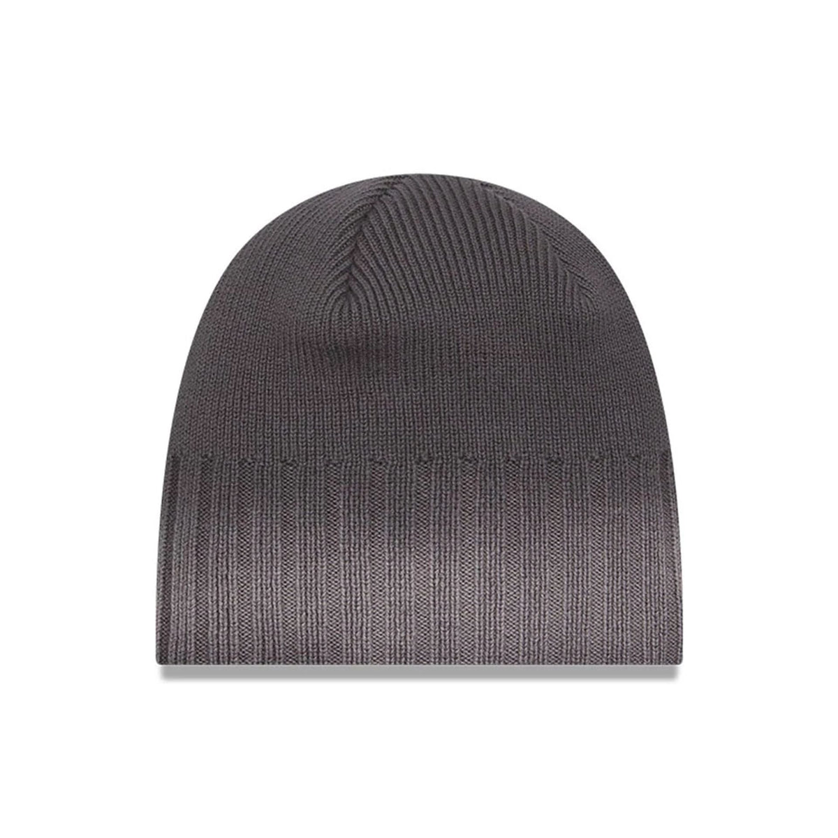 New Era Gradient Charcoal Skull Knit Beanie Hat-zelvios