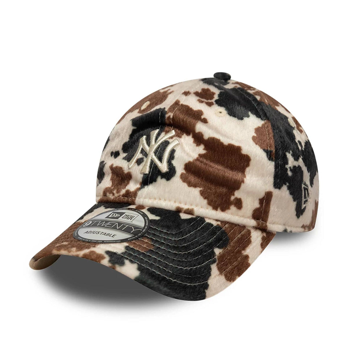 New York Yankees Animal Print Beige 9TWENTY Adjustable Cap-zelvios
