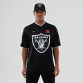 Las Vegas Raiders NFL Mesh Black Oversized T-Shirt-zelvios
