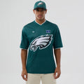 Philadelphia Eagles NFL Mesh Dark Green Oversized T-Shirt-zelvios