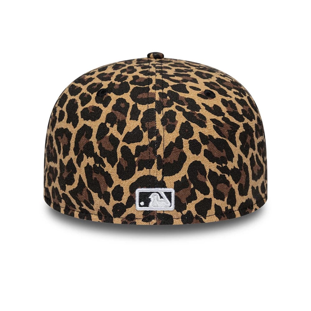 New York Yankees MLB Leopard Black 59FIFTY Fitted Cap-zelvios