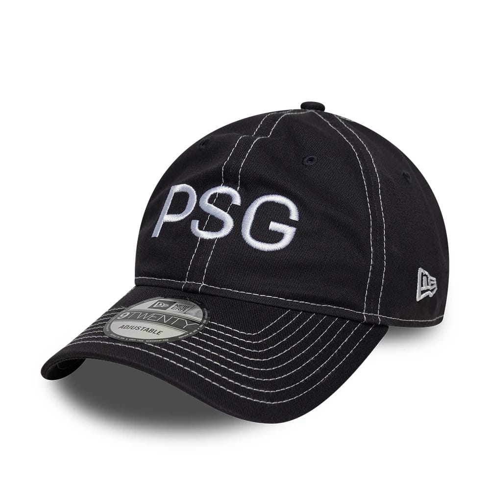 Paris Saint Germain Pop Stitch Navy 9TWENTY Adjustable Cap-zelvios