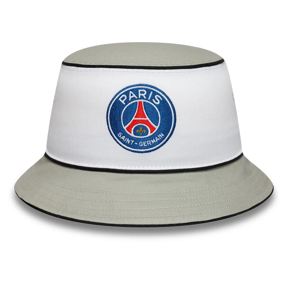 Paris Saint Germain Retro Grey Bucket Hat-zelvios