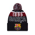 FC Barcelona Youth Core Navy Sport knit Beanie Hat-kentox