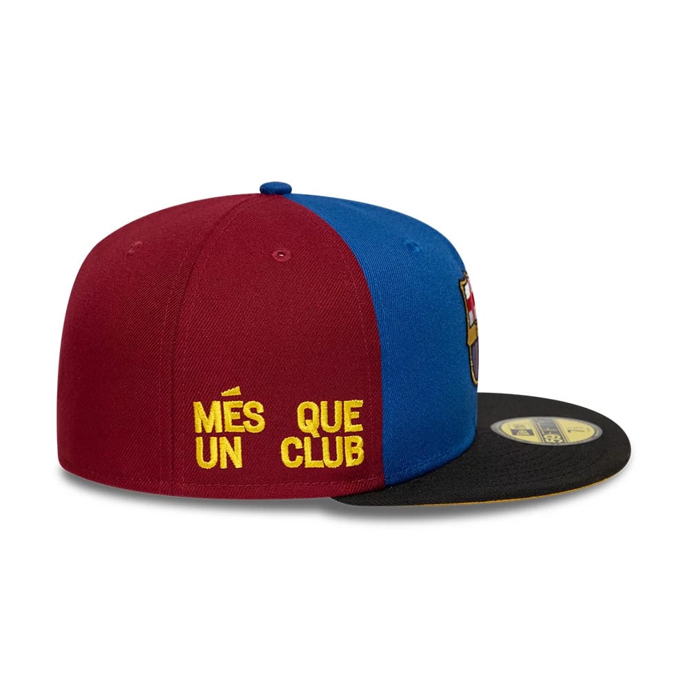 FC Barcelona Mes Que Un Dark Red 59FIFTY Fitted Cap-kentox