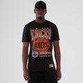 New York Knicks NBA Hardwood Classic Black T-Shirt-zelvios