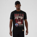 Chicago Bulls NBA Hardwood Classic Black T-Shirt-zelvios