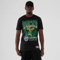 Milwaukee Bucks NBA Hardwood Classic Black T-Shirt-zelvios