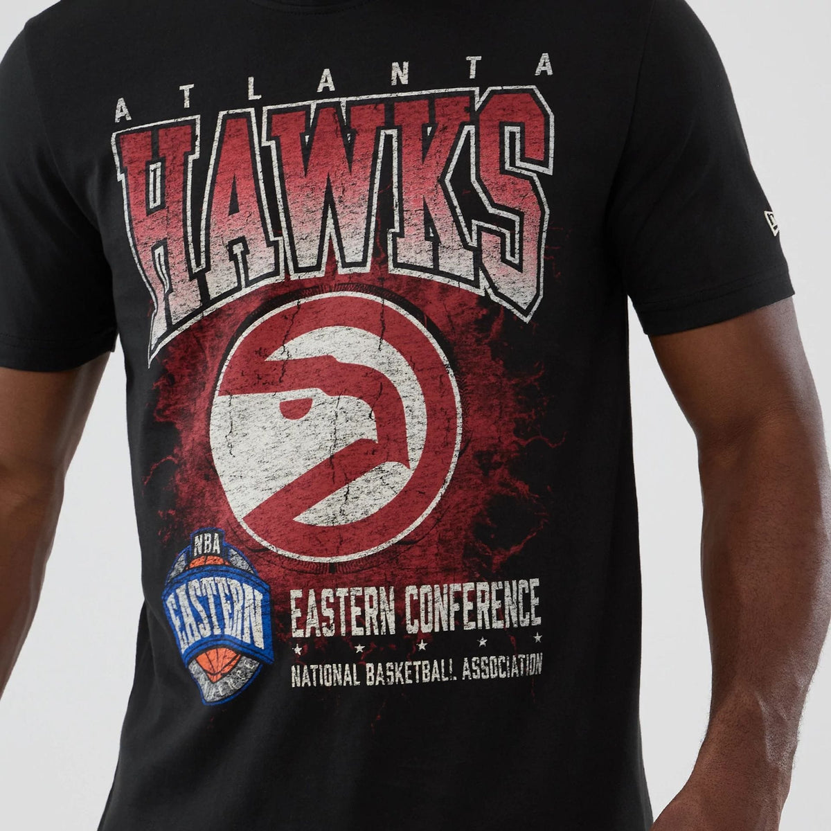 Atlanta Hawks NBA Hardwood Classic Black T-Shirt-zelvios