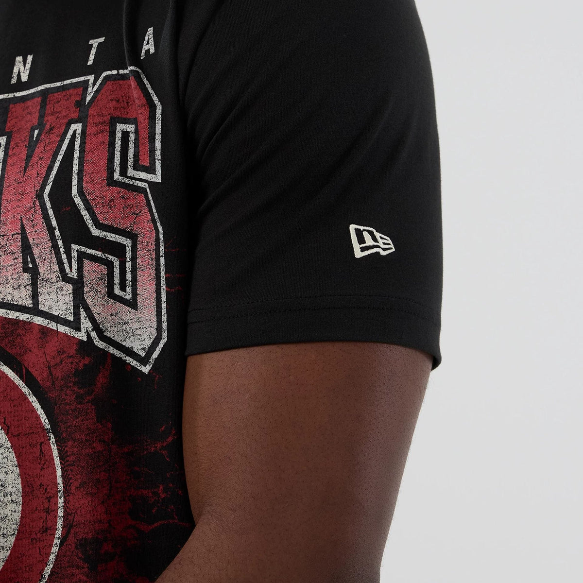 Atlanta Hawks NBA Hardwood Classic Black T-Shirt-zelvios