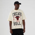 Chicago Bulls NBA Hardwood Classic Cream T-Shirt-zelvios