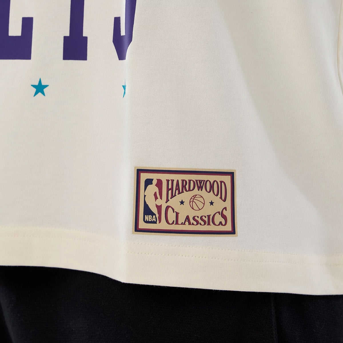 Charlotte Hornets NBA Hardwood Classic Cream T-Shirt-zelvios