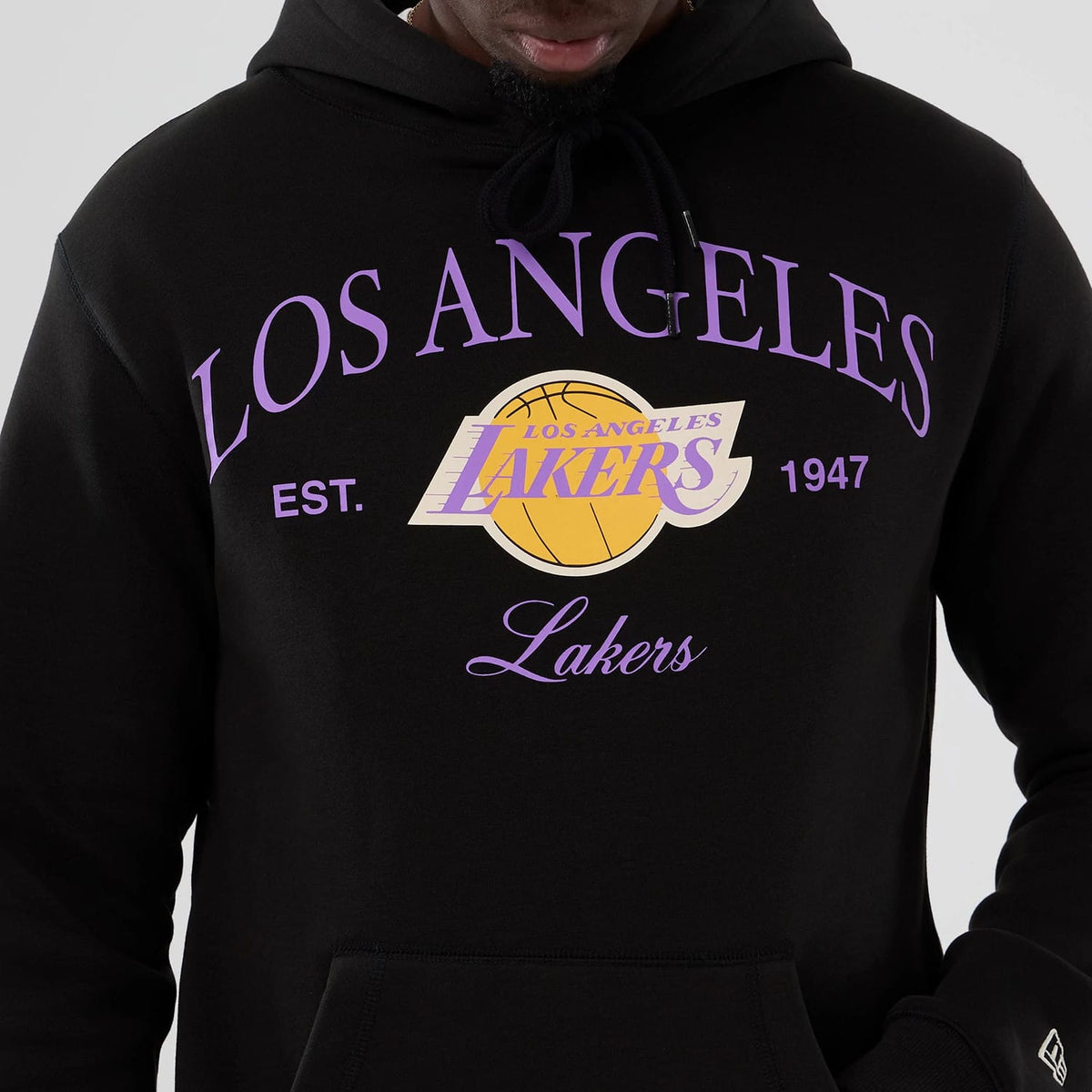 LA Lakers NBA Hardwood Classic Black Pullover Hoodie-zelvios