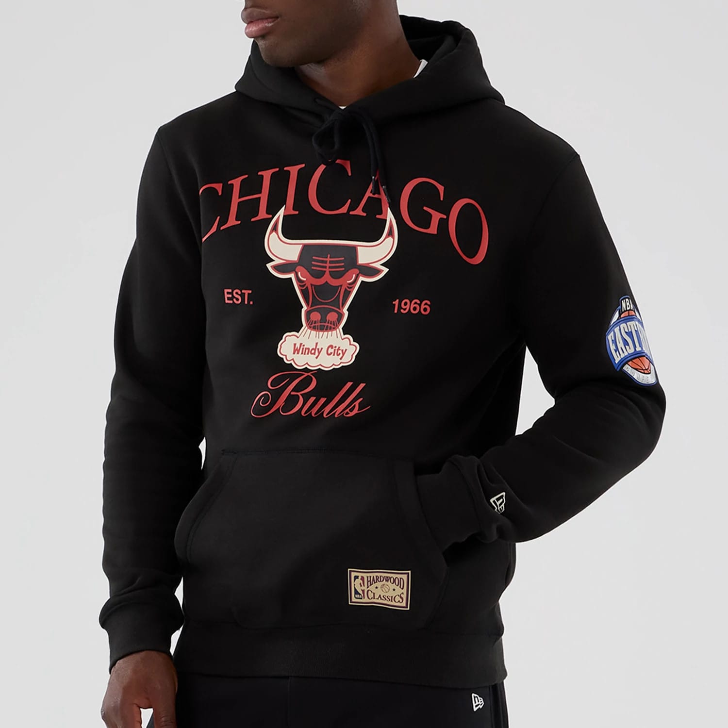 Chicago Bulls NBA Hardwood Classic Black Pullover Hoodie-kentox
