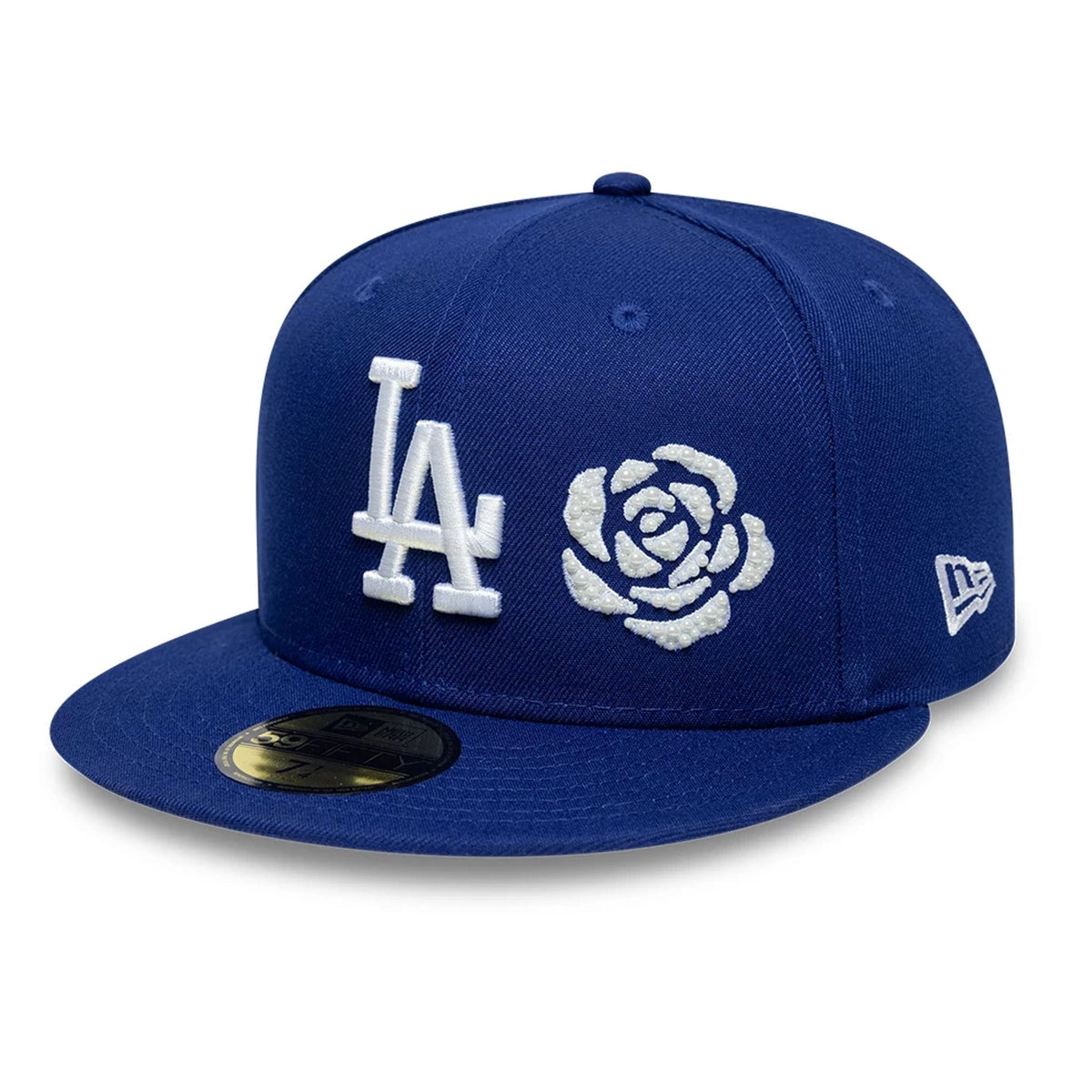 LA Dodgers MLB Faux Pearl Icon Dark Blue 59FIFTY Fitted Cap-zelvios