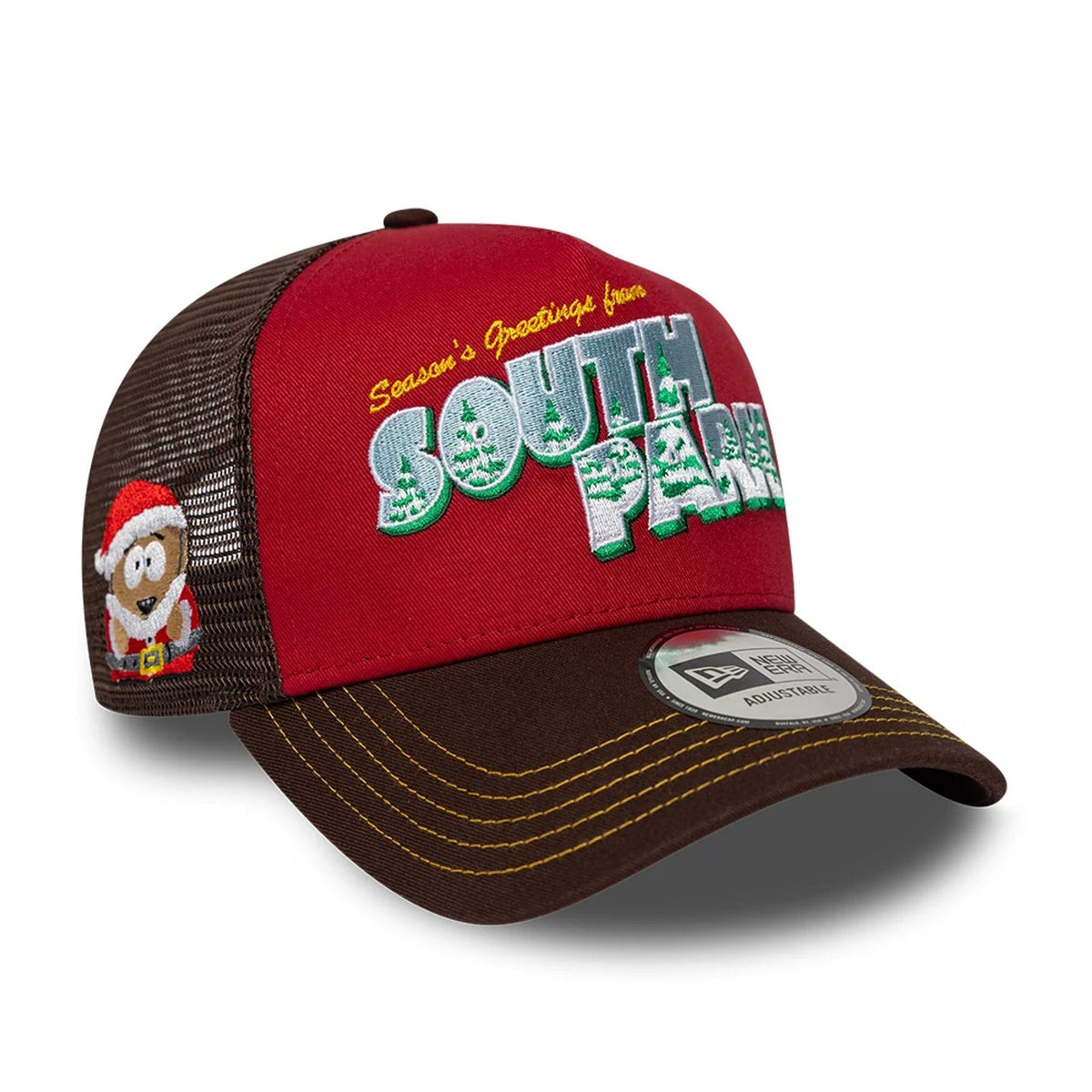 South Park Dark Red 9FORTY A-Frame Trucker Adjustable Cap-zelvios