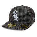 Chicago White Sox MLB Houndstooth Black Low Profile 59FIFTY Fitted Cap-zelvios
