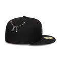 New Era Snow Icon Black 59FIFTY Fitted Cap-zelvios