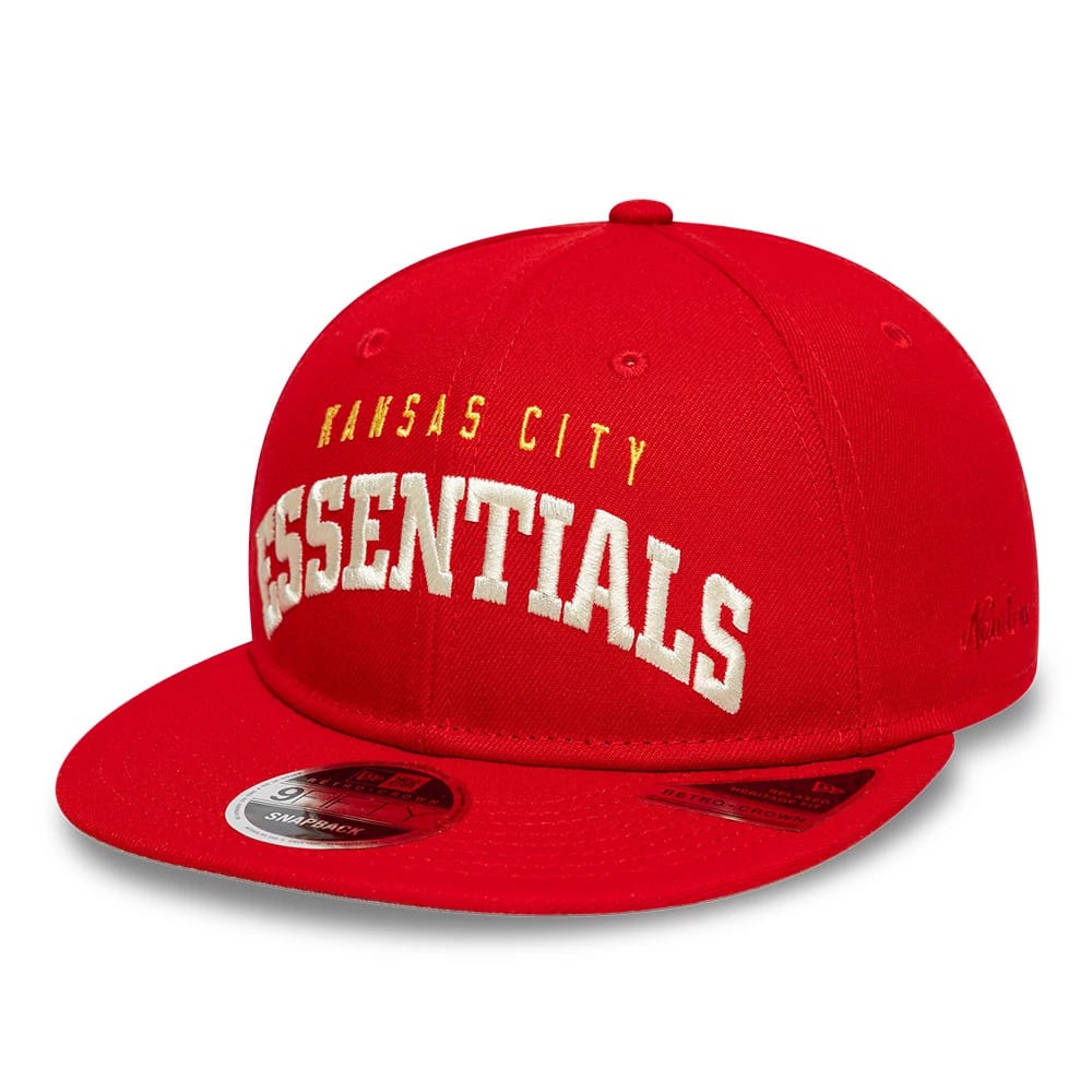 Kansas City Chiefs Fear Of God x NFL Red Retro Crown 9FIFTY Adjustable Cap-zelvios
