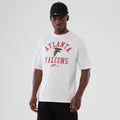 Atlanta Falcons NFL International Series Games 2025 White Oversized T-Shirt-zelvios