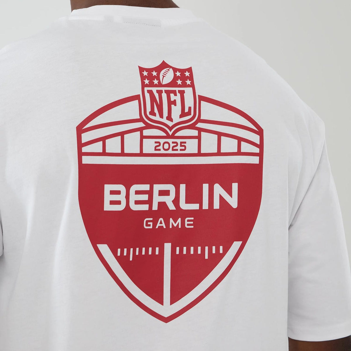 Atlanta Falcons NFL International Series Games 2025 White Oversized T-Shirt-zelvios