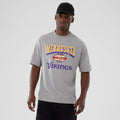 Minnesota Vikings NFL International Series Games 2025 Grey Oversized T-Shirt-zelvios